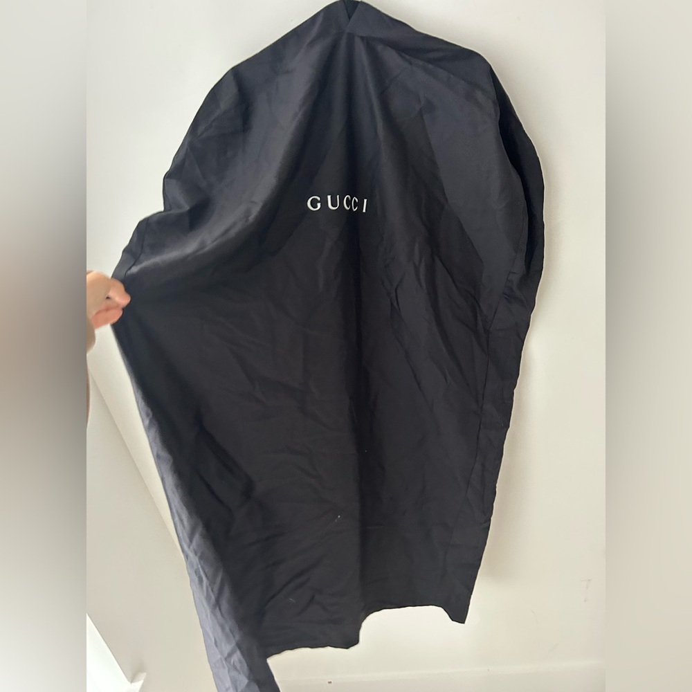 Gucci Black Fabric Dust Cover Garment Bag - 44" x 31"